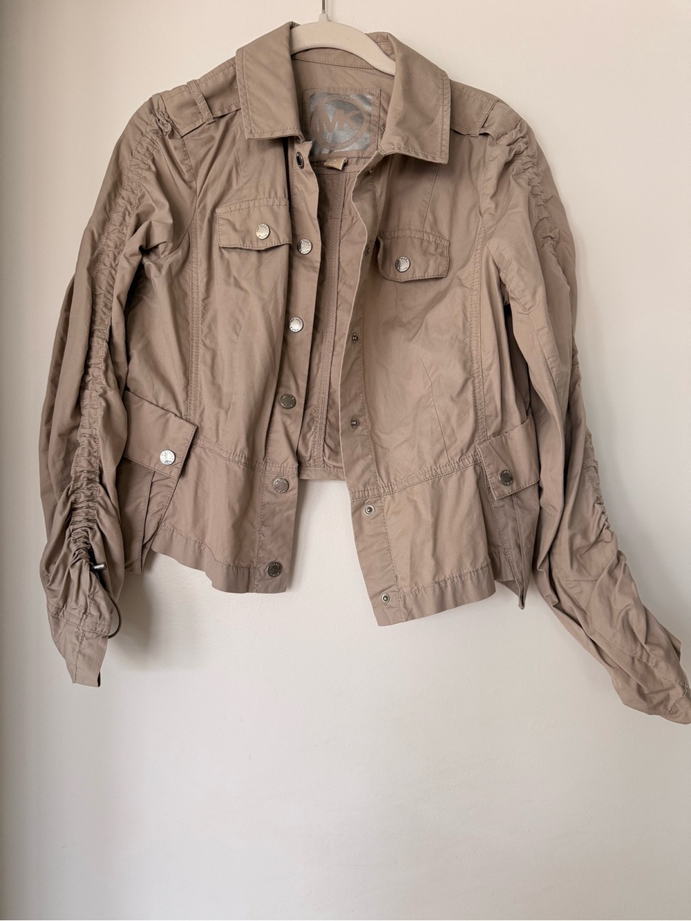 MICHAEL Michael Kors Taupe Utility Jacket